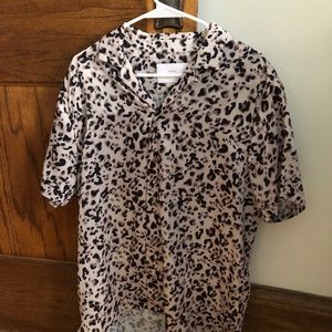Stampd snow leopard print Sz medium
